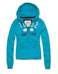 dames abercrombie fitch pullover zip 1892 blauw Haarlem Shop 1ehob539